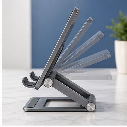 Fold-Flat Tablet Stand — feature view