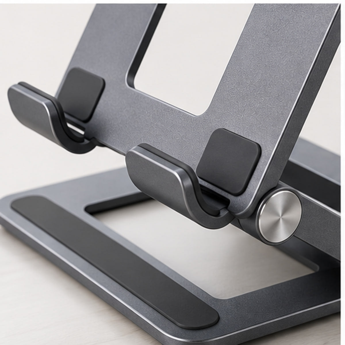 Fold-Flat Tablet Stand — detail view