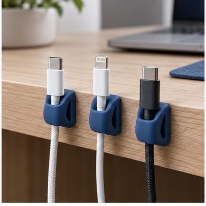 Soft-Grip Cable Clip Set — in use