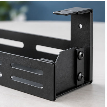 Under-Desk Cable Tray — detail view